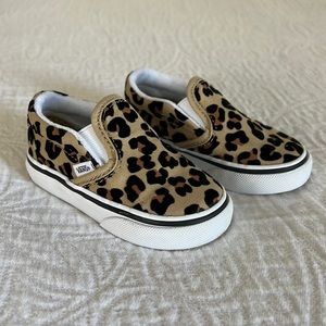 Kids Leopard Vans Shoes